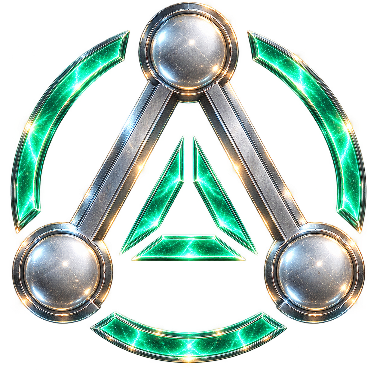Logo 3D da Akarius, empresa de web design e desenvolvimento de sites